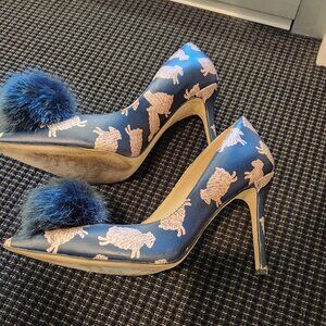 Sam Edelman pompom heels